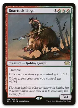 Boartusk Liege #186 (NM) Double Masters 2022 2X2 Magic MTG - Image 1