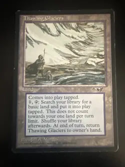 Thawing Glaciers Alliances 1996 Lightly Played LP Magic The Gathering Mtg - Image 1