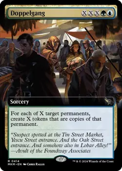 Doppelgang (Extended Art) MTG NM Murders at Karlov Manor Regular NON-FOIL - Image 1