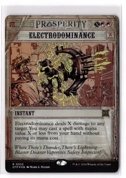 Electrodominance 23 Outlaws of Thunder Junction: Breaking News Foil NM - Image 1