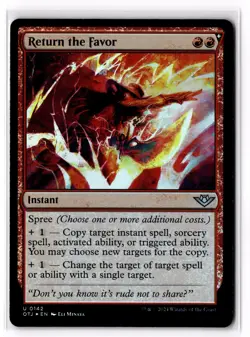 Return the Favor 142 Outlaws of Thunder Junction Foil LP - Image 1