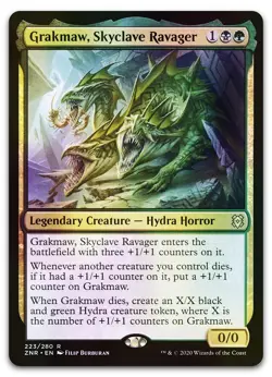 Grakmaw, Skyclave Ravager #223 (Foil) (NM) Zendikar Rising ZNR Magic MTG - Image 1