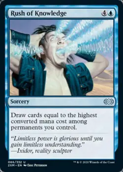 Rush of Knowledge - Near Mint MTG Double Masters - Image 1