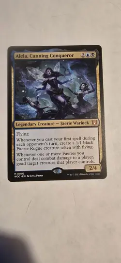 Alela, Cunning Conqueror Commander: Wilds of Eldraine Regular - Image 1