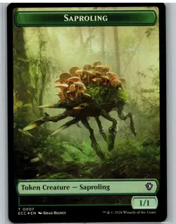 Saproling | Scarecrow Double-Sided Token (Foil) - 7 | 11 - T - Image 1