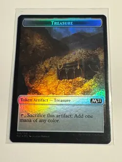 Beast Treasure Double-Sided Token FOIL - Core Set 2021 (M21) NM MTG - Image 2