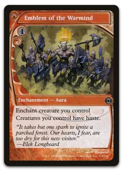 Emblem of the Warmind #112 (NM) Future Sight FUT Magic MTG - Image 1