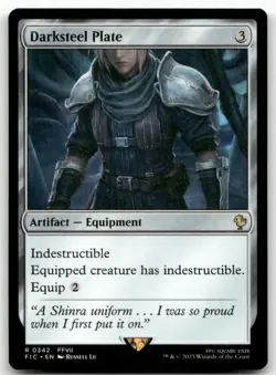 Darksteel Plate 342 MTG Commander: FINAL FANTASY R NM - Image 1