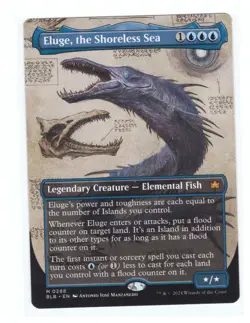 Eluge, the Shoreless Sea BORDERLESS FOIL MtG Bloomburrow 0288 NM - Image 1
