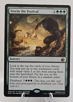 Storm the Festival MTG Innistrad: Midnight Hunt Regular - Image 1