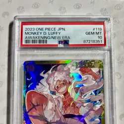 Monkey D Luffy OP05-119 PSA 10 SEC One Piece Japanese Awakening Of The New Era - Image 3