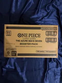 One Piece The Azure Sea's Seven OP-14-EB04 Sleeved Booster Case 144 Packs Sealed - Image 3