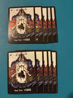 ONE PIECE TCG OP05 DON!! CARD SET OF 10 KAIDO LUFFY AWAKENING OF THE NEW ERA - Image 1