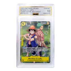 One Piece Monkey D Luffy OP10-111 Learn Together Set Sail Event Promo AGS 10 - Image 1