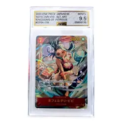 One Piece Japanese Nefeltari Vivi SR Alt Art Kingdoms of Intrigue AGS 9.5 - Image 1