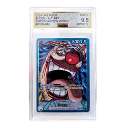 One Piece English Buggy Leader Alt Art Emperors of the New World AGS 9.5 - Image 1