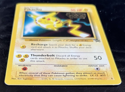 Pikachu #4 Black Star Promo 1999 WOTC WB 1st First Movie Pokemon Card nm - Image 2