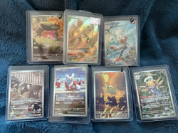 Pokemon TCG 5 Card Full Art Card Lot Houndour Mixed Sets - Image 1