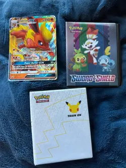 Pokemon Jumbo Cards - Promo Cards & Binder Lot - 8 cards 2 Binders - Snorlax - Image 1