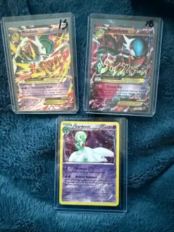Gardevoir Gallade Pokemon TCG 3x Card Lot mixed sets VTG rc10 Evolutions - Image 1