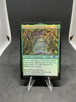 Sanctum of Fruitful Harvest Core Set 2021 Foil MTG #203 MP - Image 1