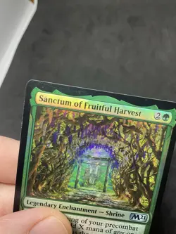 Sanctum of Fruitful Harvest Core Set 2021 Foil MTG #203 MP - Image 3