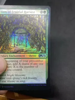 Sanctum of Fruitful Harvest Core Set 2021 Foil MTG #203 MP - Image 4