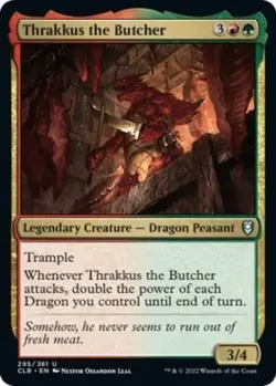 Thrakkus the Butcher - Light Play MTG - Image 1