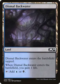 Dismal Backwater (245) Core Set 2020 M20 MTG Magic - Image 1