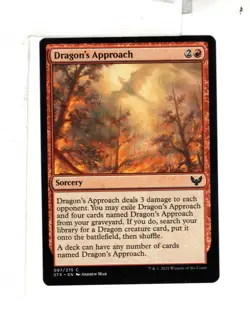 MTG SkeenAB Dragon's Approach from Strixhaven. NM. - Image 1