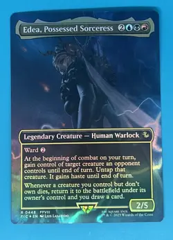 Edea, Possessed Sorceress (Borderless) Commander: Final Fantasy Foil - Image 1