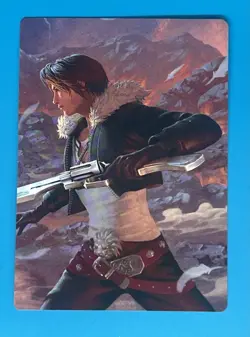 Squall, Gunblade Duelist Scene Art Card Art Series: Final Fantasy Regular - Image 1
