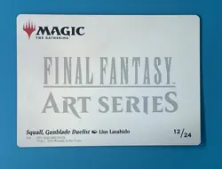 Squall, Gunblade Duelist Scene Art Card Art Series: Final Fantasy Regular - Image 2