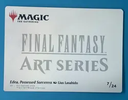 Edea, Possessed Sorceress Scene Art Card Art Series: Final Fantasy Regular - Image 2