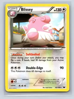 BLISSEY 82/108 HOLO R DARK EXPLORERS POKEMON LP - Image 1