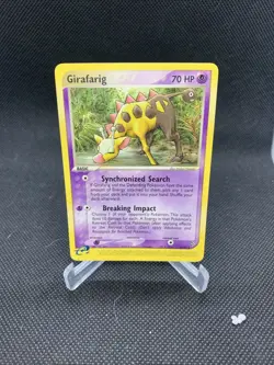 Girafarig 16/97 EX Dragon E-Reader Pokemon Card NM - Image 1