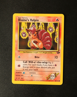 Pokemon Card TCG - Blaine's Vulpix 66/132 - Gym Challenge - Common - NM/LP ⭐ - Image 1