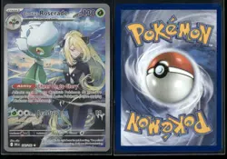 ✰ CYNTHIA'S ROSERADE 184/182 ILLUSTRATION RARE DESTINED RIVALS POKEMON ✰ NM/M - Image 1