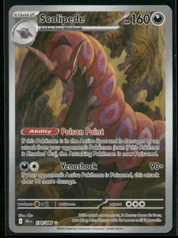 ✰ SCOLIPEDE 134/086 ILLUSTRATION RARE BLACK BOLT POKEMON ✰ NM/M - Image 2