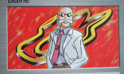 Blaine - 100/132- Rare Non-Holo WOTC TCG—Gym Challenge Set Pokemon Card - Image 2