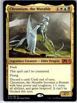 Chromium, the Mutable - 214 - Core Set 2019 - Magic MTG - NM - B3G1 - Image 1