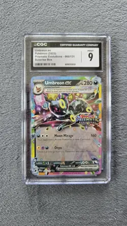 Umbreon ex (Prismatic Evolutions 060/131) Stamped Promo CGC 9 MINT Pokemon TCG - Image 1