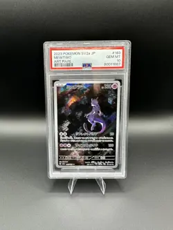 Pokemon: PSA 10 Gem Mint Mewtwo AR #183/165 Japanese 151 2023 TCG - Image 1