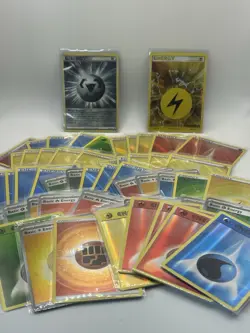 50+ Reverse Holo Energy cards Pokemon Lot Collection Vintage Pokemon TCG - Image 2
