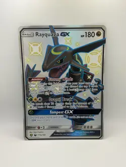 Rayquaza GX 177a/168 JUMBO OVERSIZED Black Star Promo Pokemon TCG Card LP - Image 1