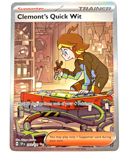 Pokemon Surging Sparks - Clemont's Quick Wit - Special Illustration Rare - 243 - Image 1