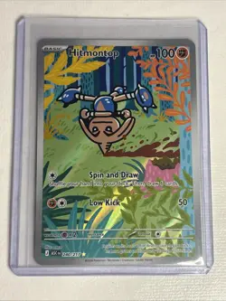 Pokemon Hitmontop 240/217 Evolving Skies Illustration Rare HP 100 Fighting - Image 1