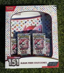 Rare SPANISH Pokemon 151 Binder Collection NEW En Espanol Collector Box - Image 2