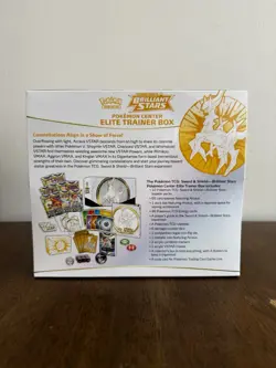 Pokemon TCG Sword & Shield Brilliant Stars Pokemon Center Elite Trainer Box ETB 820650850066 - Image 2
