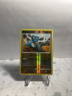 Pokemon - Riolu 91/127 Reverse Holo Platinum Base LP/NM - Image 1